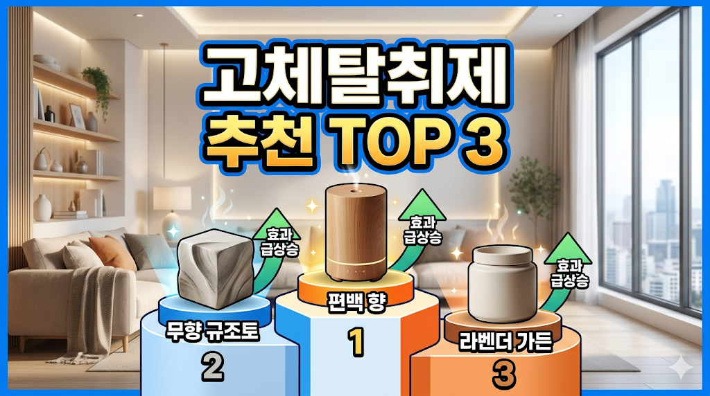 고체탈취제 추천 TOP 3 지속력과 탈취력 완벽 비교 썸네일
