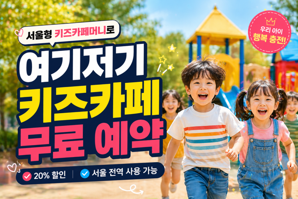 여기저기 키즈카페 무료 이용 방법과 찾아가는 키즈카페 예약 성공 꿀팁 썸네일