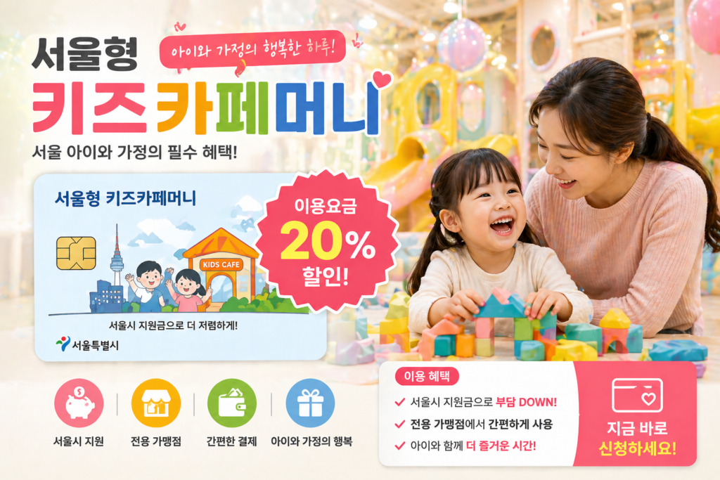 서울형 키즈카페머니 사용방법 사용처 2026년 최신 가이드 썸네일