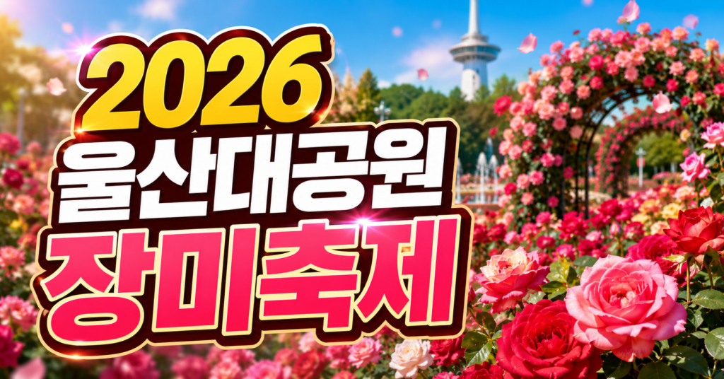 2026 울산대공원 장미축제 일정 라인업 주차 명당 꿀팁 총정리 썸네일