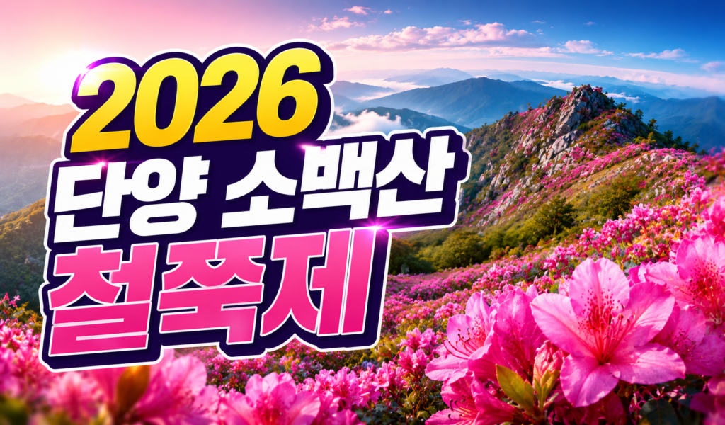 2026 단양 소백산 철쭉제 일정 코스 주차 라인업 완벽 가이드 썸네일