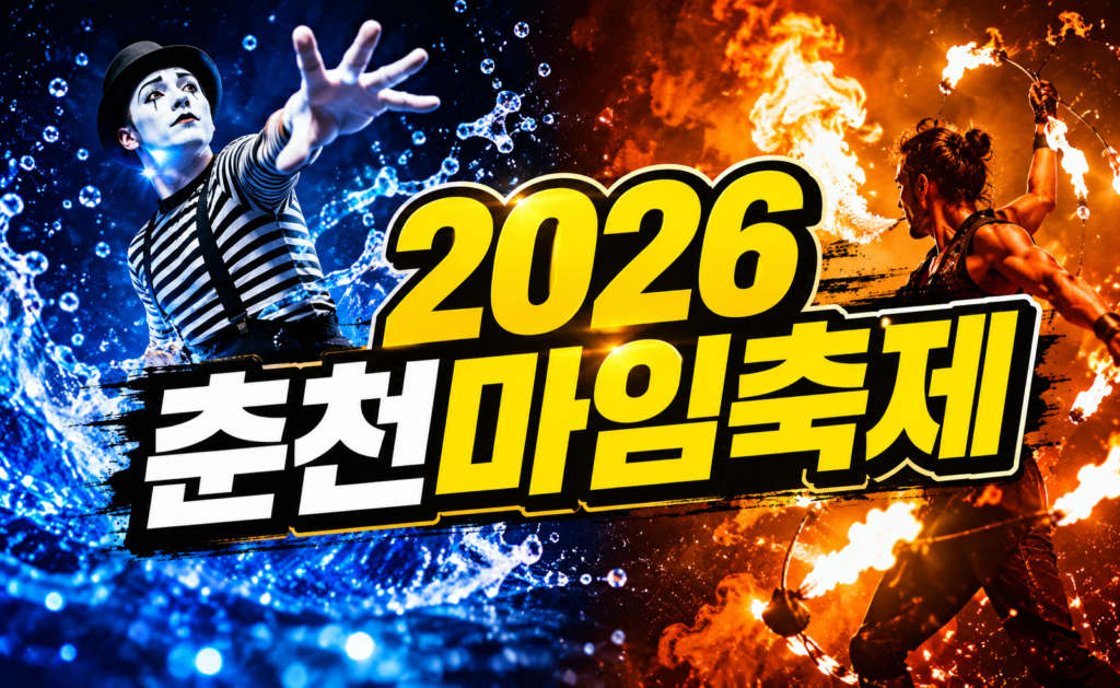 2026 춘천마임축제 일정 아수라장 티켓 주차 꿀팁 완벽 가이드 썸네일