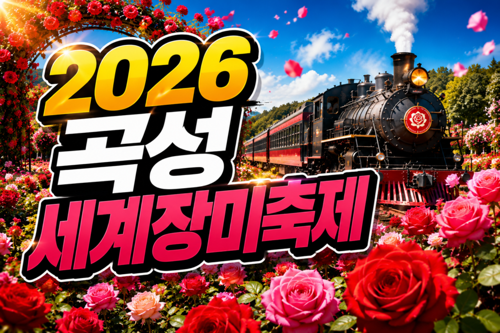 2026 곡성 세계장미축제 일정 입장료 주차 라인업 완벽 가이드 썸네일