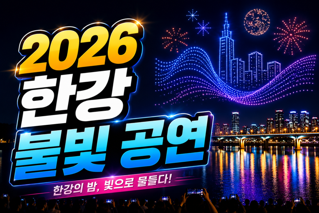 2026 한강 불빛 공연 일정 명당 주차 및 드론 라이트쇼 완벽 가이드 썸네일