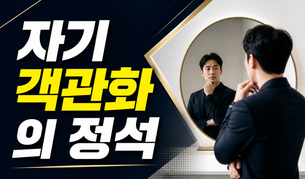 자기 객관화 정석 메타인지 높여 인생의 주도권을 잡는 법 썸네일