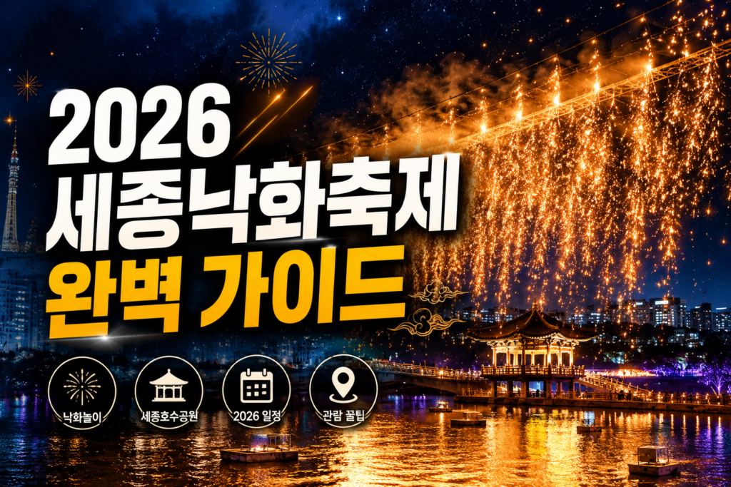 2026 세종낙화축제 일정부터 명당 주차 꿀팁까지! 5월의 불꽃 꽃비 관람 가이드 썸네일