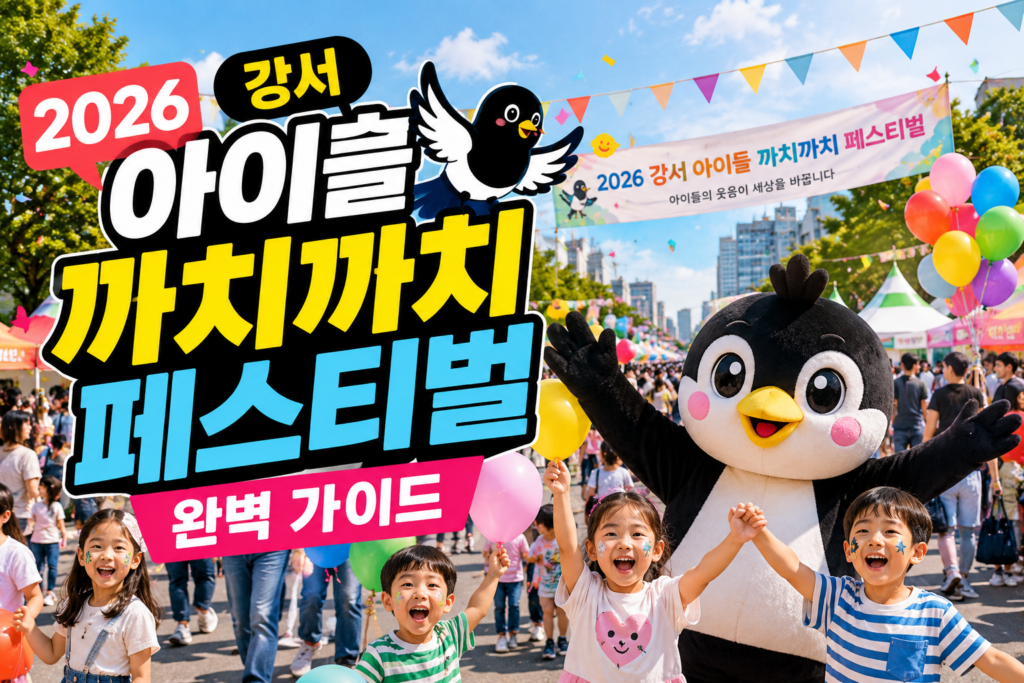 2026 강서 아이들 까치까치 페스티벌 가이드! 일정부터 주차, 체험 예약 꿀팁까지 썸네일