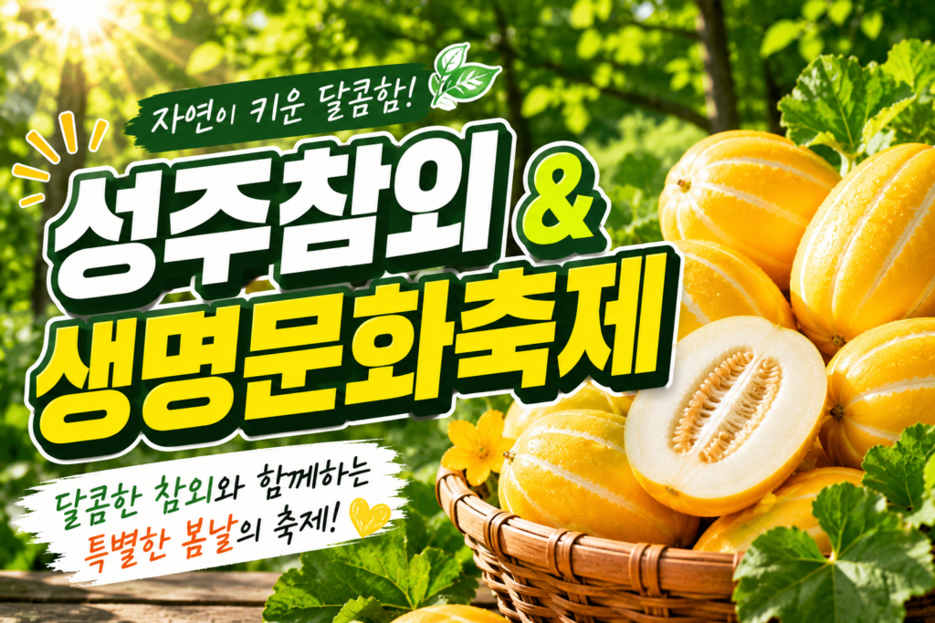 2026 성주참외&생명문화축제 총정리 일정부터 직거래 구매 팁까지 썸네일