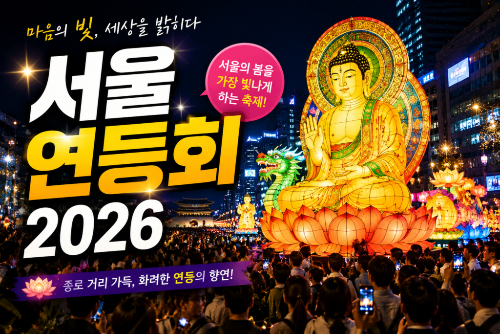 2026 서울 연등회 완벽 가이드 일정부터 퍼레이드 명당까지 총정리 썸네일