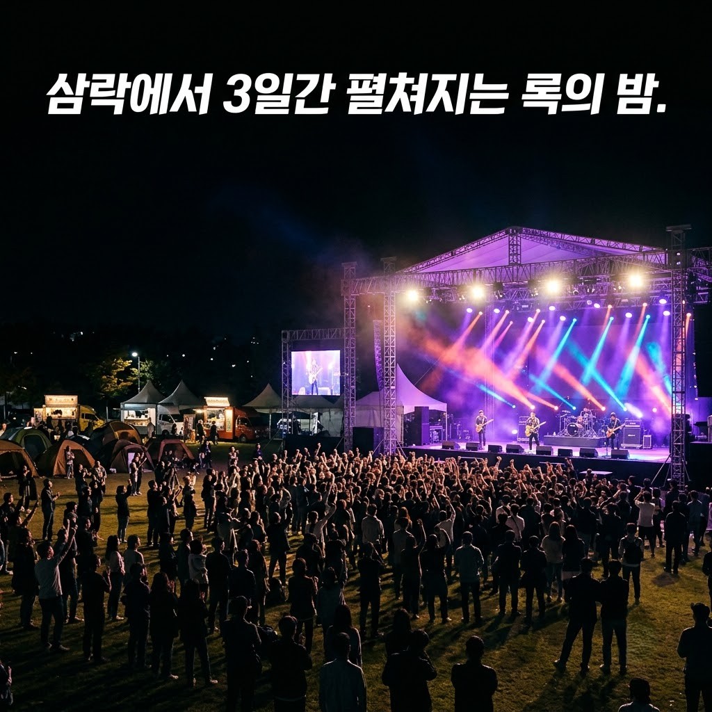 2026 부산국제록페스티벌 총정리｜라인업·티켓 가격·공연 일정·삼락 캠핑존 썸네일